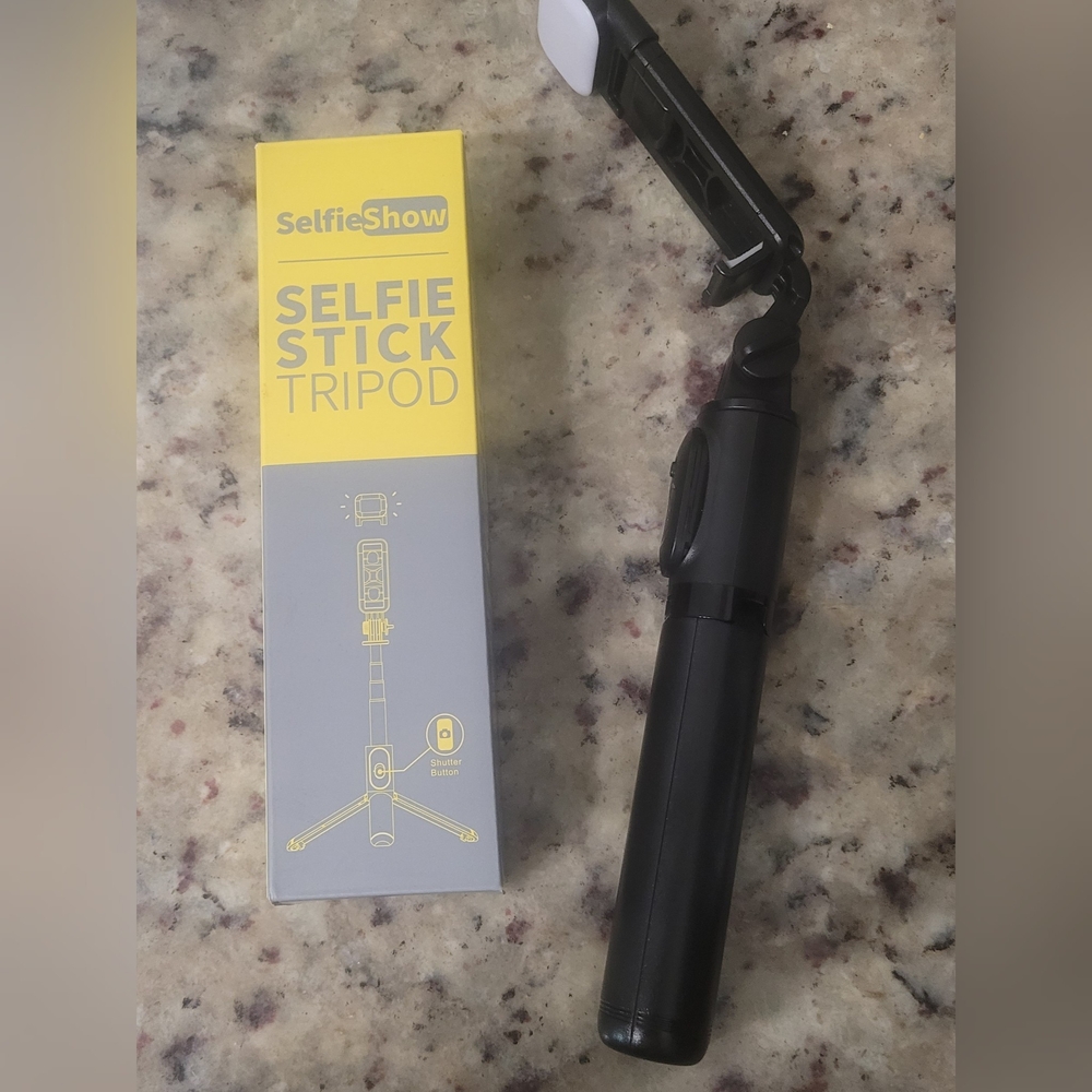 Black Selfie Stick Tripod